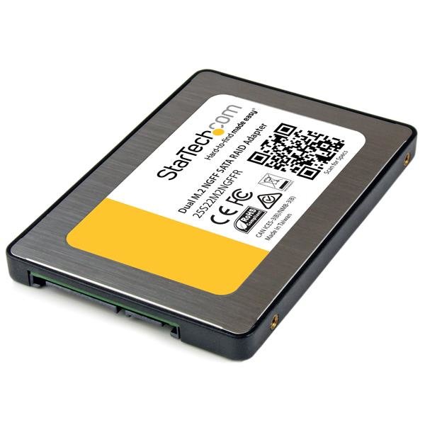 Startech Canada StarTech.com Dual M.2 NGFF SATA Adapter with RAID 25S22M2NGFFR