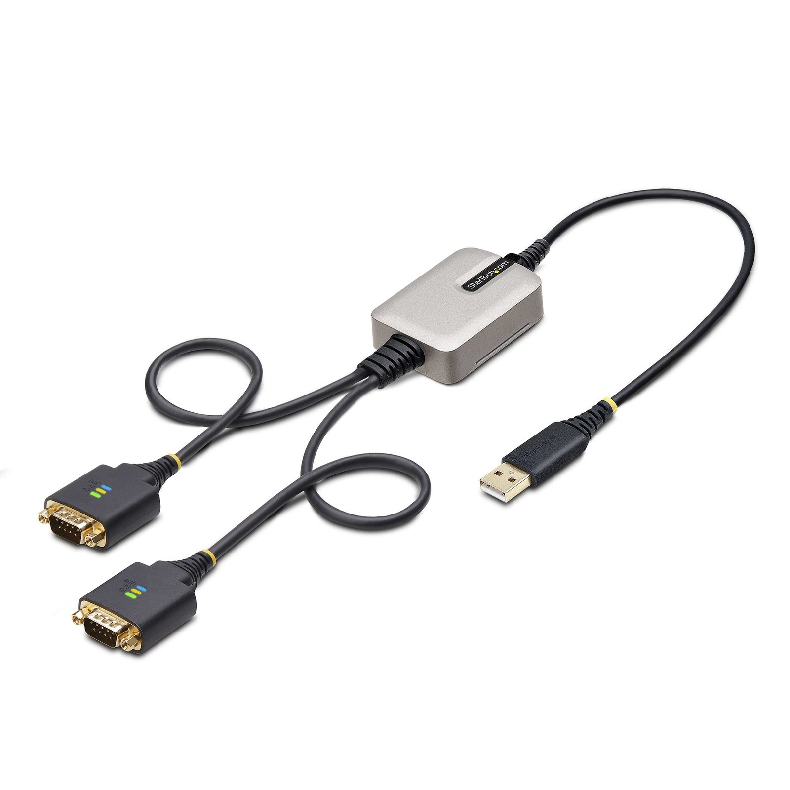 Startech Canada StarTech.com 2ft (60cm) 2-Port USB to Serial Adapter Cable, Interchangeable DB9 2P1FFC-USB-SERIAL