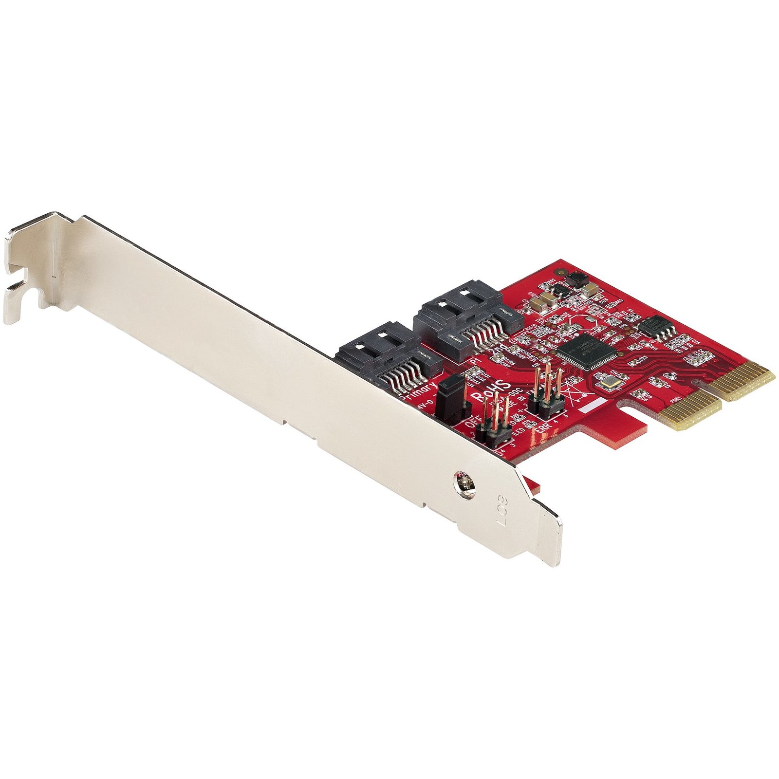 Startech Canada StarTech.com SATA PCIe Card - 2 Port Expansion - 6Gbps - Full/Low Profile - PCI 2P6GR-PCIE-SATA-CARD