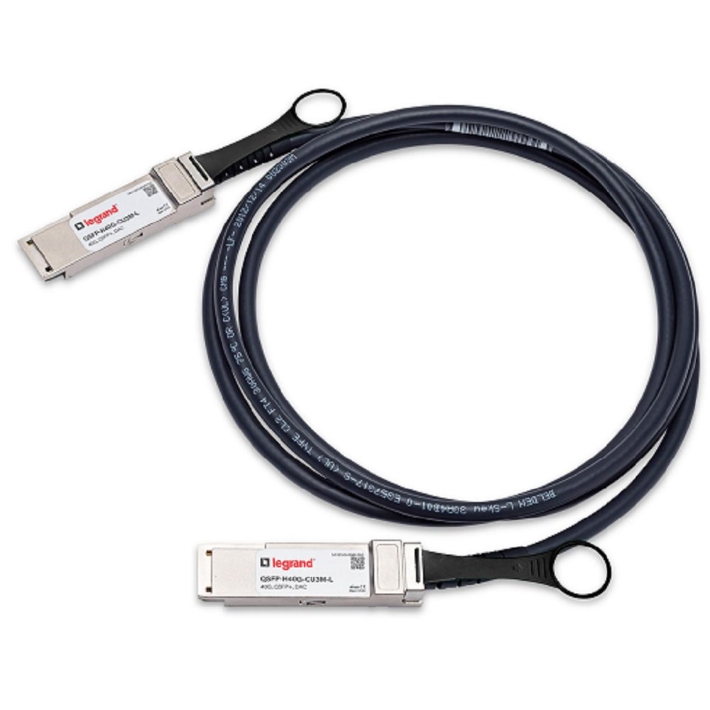 Legrand QSFP-H40G-CU2.5M-L InfiniBand/fibre optic cable 2.5 m QSFP+ Black