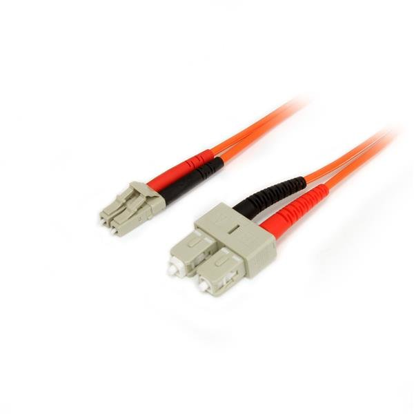 Startech Canada StarTech.com 1m Fiber Optic Cable - Multimode Duplex 50/125 - LSZH Jumper Cord - 50FIBLCSC1