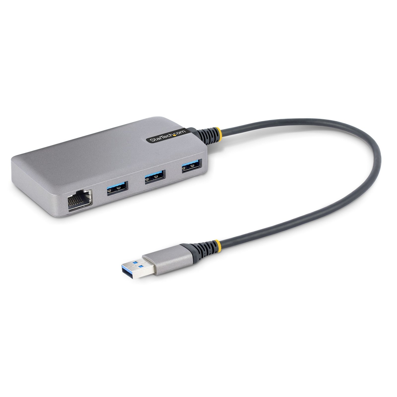 Startech Canada StarTech.com 3-Port USB Hub with Ethernet - 3x USB-A Ports - Gigabit (RJ-45) - 3.0 5G3AGBB-USB-A-HUB