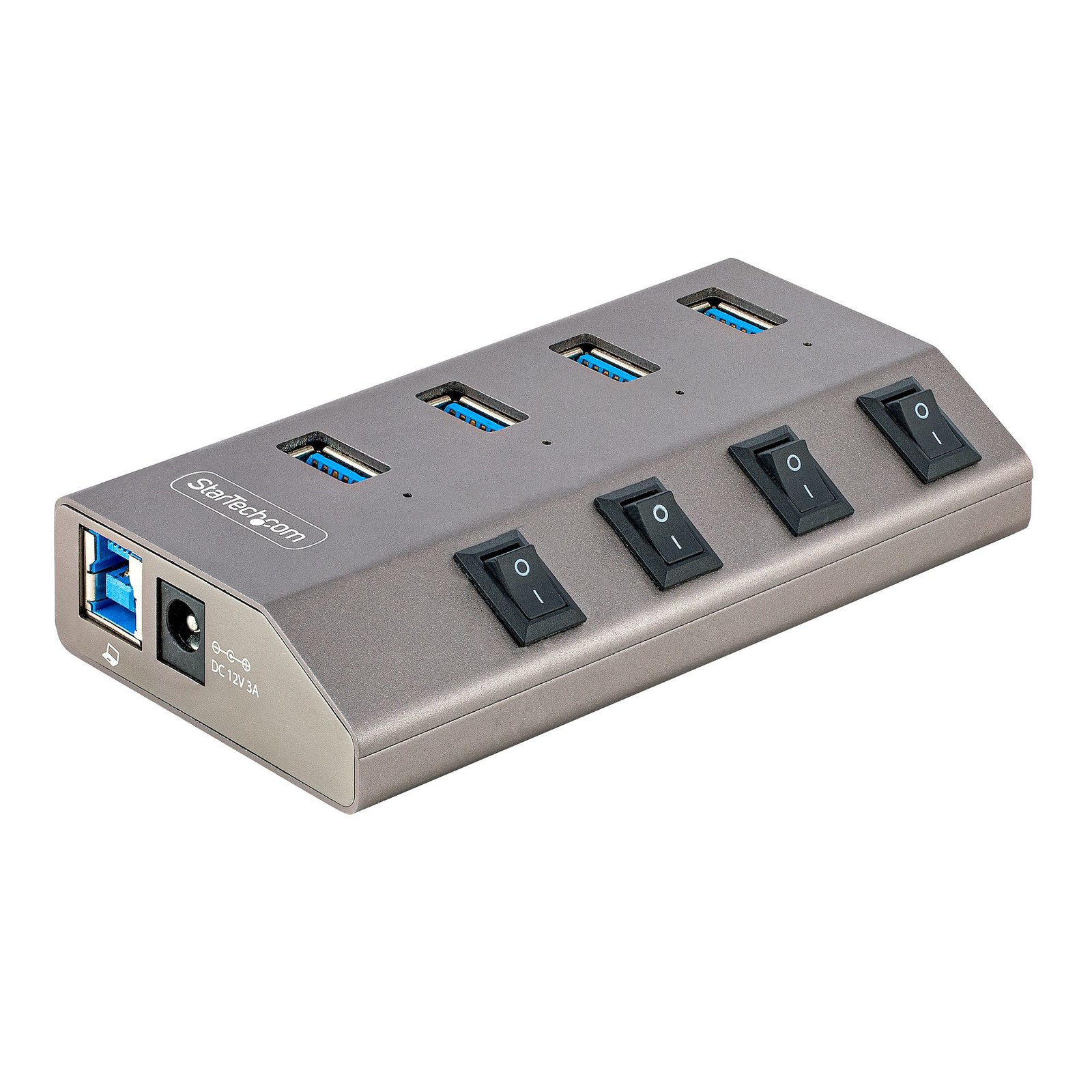 Startech Canada StarTech.com 4 Port Self-Powered USB C Hub with Individual On/Off Switches, 3.0 5G4AIBS-USB-HUB-NA