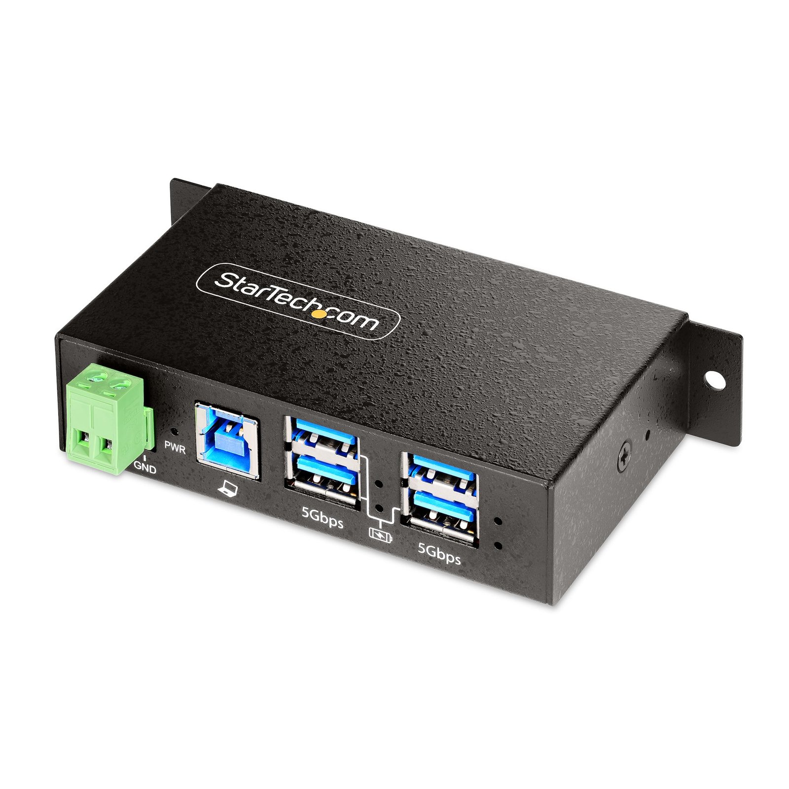 Startech Canada StarTech.com 4-Port Managed USB Hub with 4x USB-A, Heavy Duty Metal Industrial 5G4AINDRM-USB-A-HUB