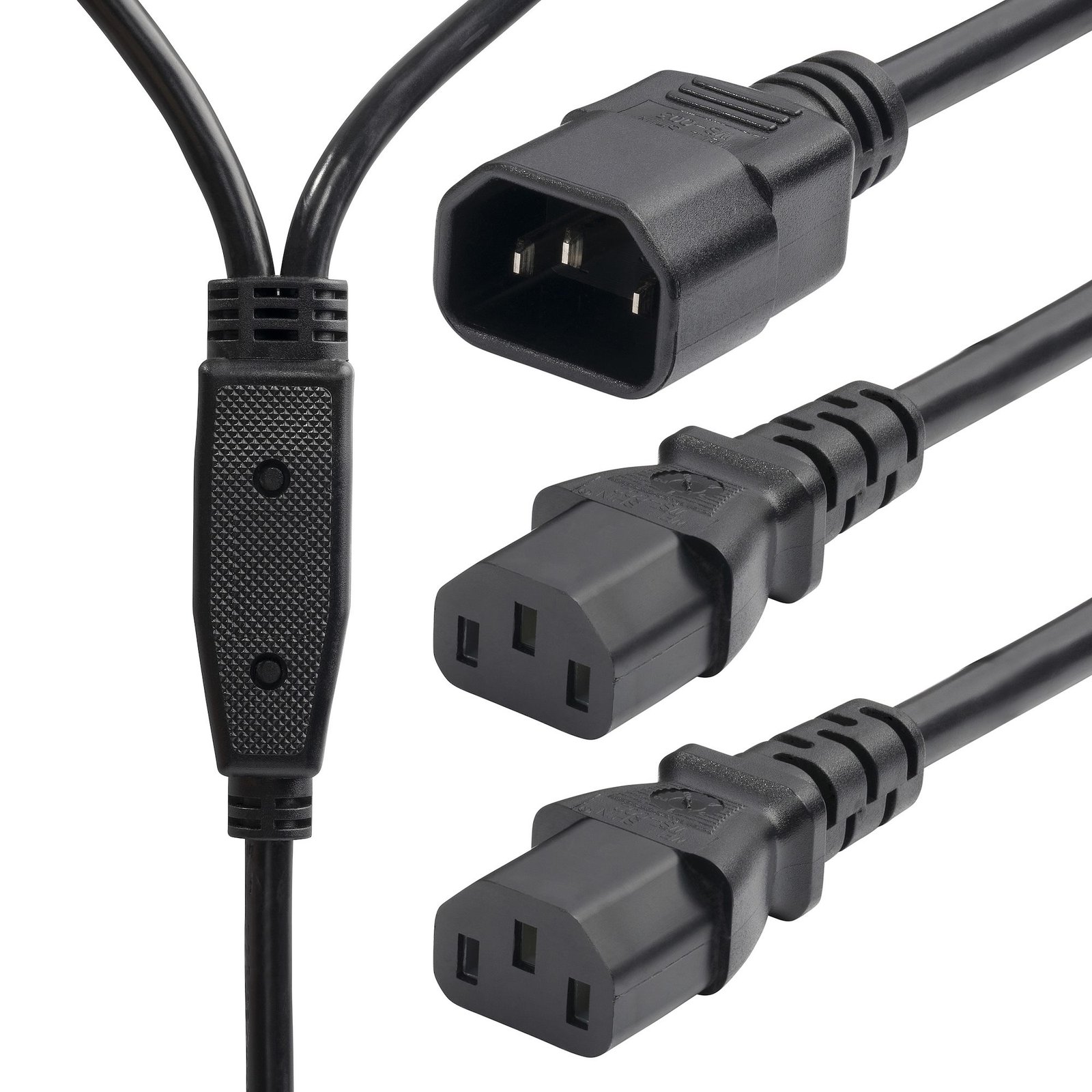 Startech Canada StarTech.com 6ft (1.8m) Power Cord Splitter, C14 to 2x C13 AC Cable, 10A 250V, 8723-8600-POWER-CORD