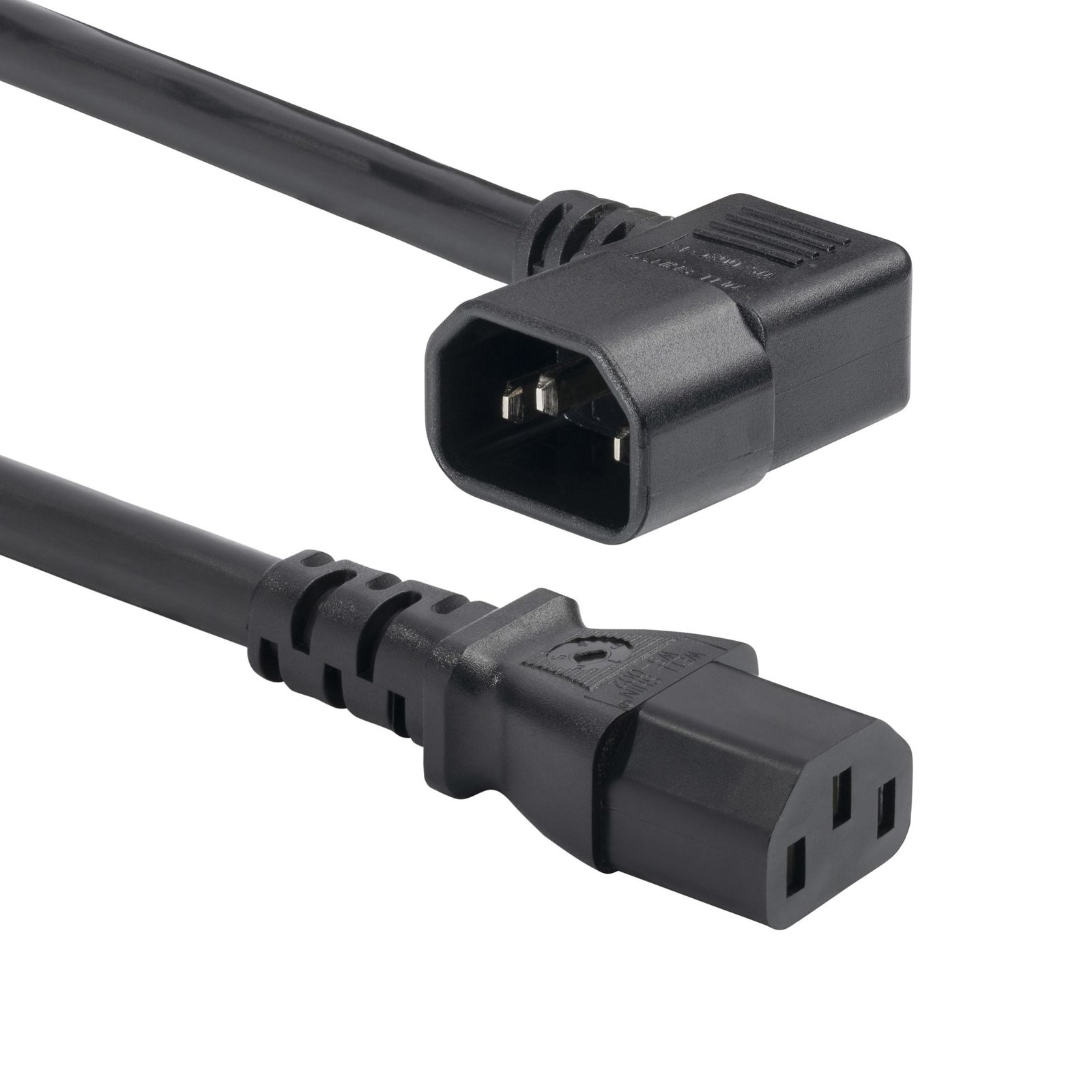 Startech Canada StarTech.com 6ft (1.8m) Heavy Duty Power Cord, Right Angle C14 to C13, PDU 15A 8745-4600-POWER-CORD