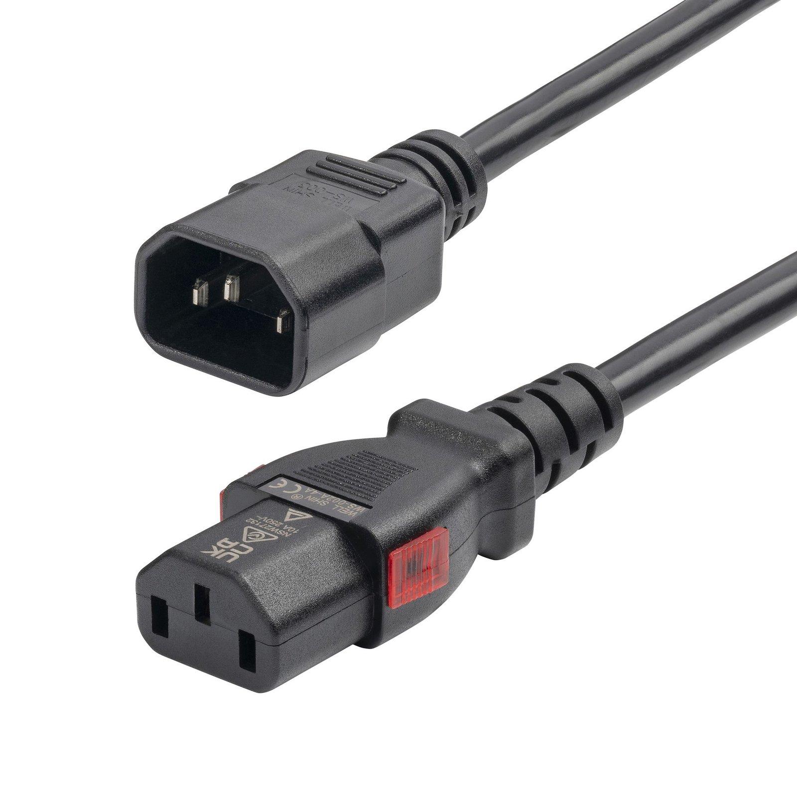 Startech Canada StarTech.com 4ft (1.2m) Power Extension Cord, PDU Style C14 to Locking C13, 10A 87L3-8400-POWER-CORD