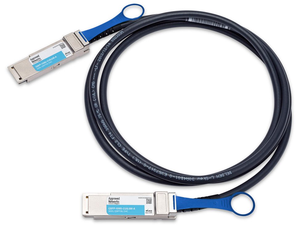 Legrand QSFP100G-CU-P InfiniBand/fibre optic cable 0.5 m QSFP28 DAC Black QSFP-100G-CU0.5M-A