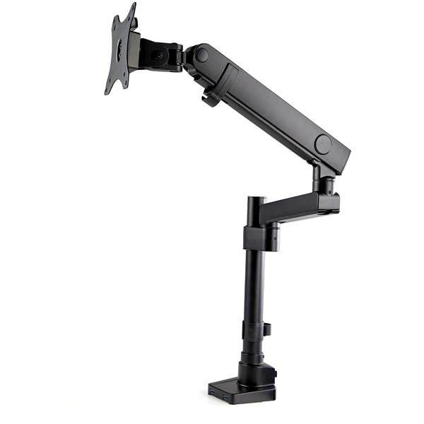Startech Canada StarTech.com Desk Mount Monitor Arm with 2x USB 3.0 Ports, Full Motion Single up to ARMPIVOT2USB3