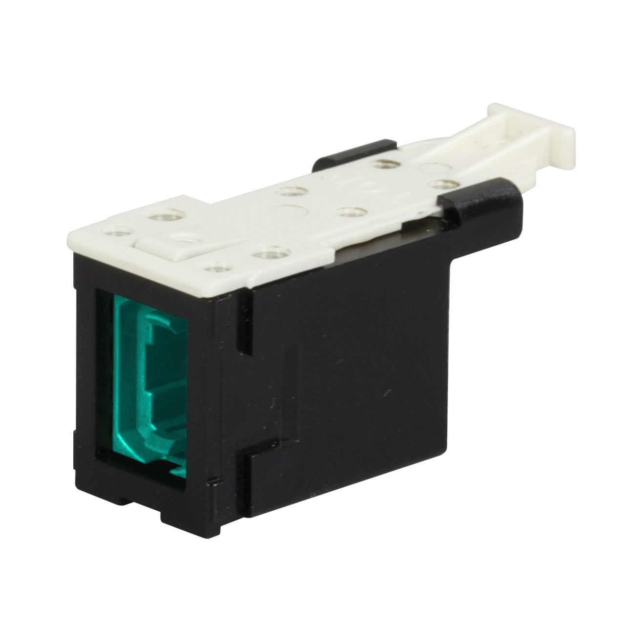 Legrand HDFM-FMTZNL-00 fibre optic adapter MTP 1 pc(s) Aqua colour, Black, White