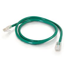 Legrand Q-Series Patch Cords, CAT5E, Non-Booted, Green, 100 FT 560-120-100