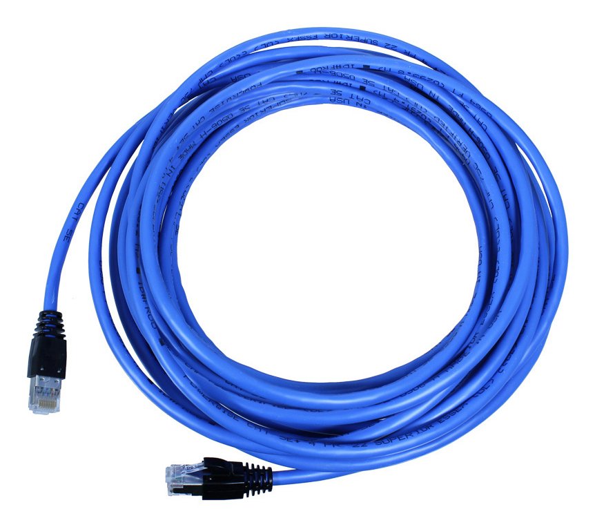 Legrand Powerwise networking cable Blue 1.52 m Cat5e Round PW5ER05DB-06
