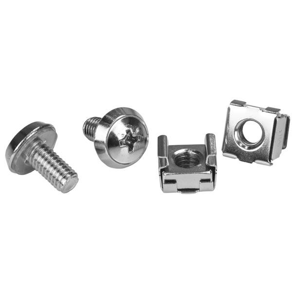 Startech Canada StarTech.com 20-Pack M6 12mm Screws, Square Hole Cage Nuts and Installation Tool, CABSCRWM620