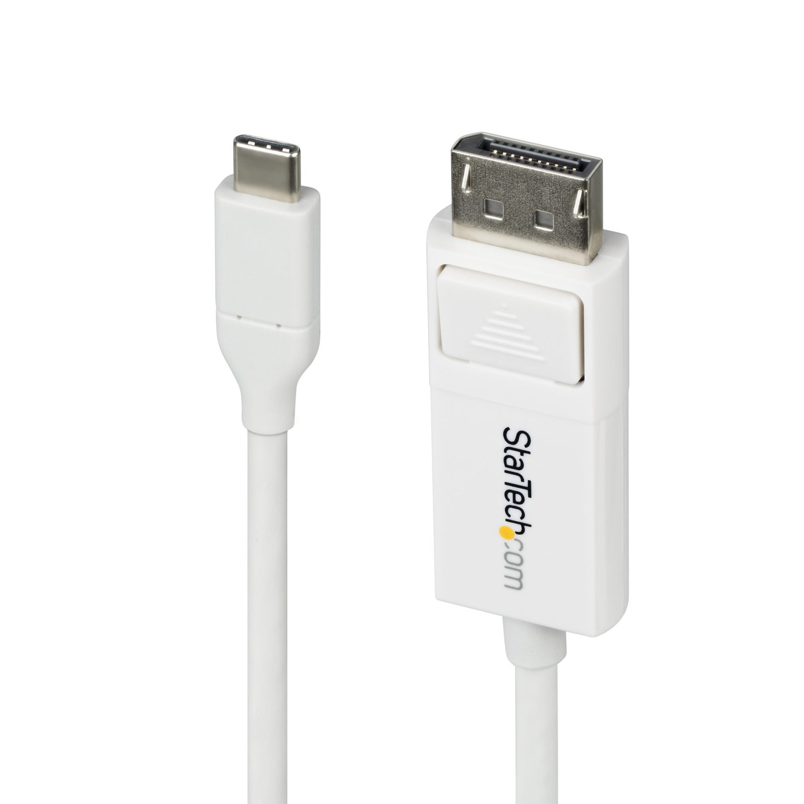 Startech Canada StarTech.com 6ft (2m) USB-C to DisplayPort 1.2 Cable, Bidirectional, 4K 60Hz, White CDP2DP2MBW