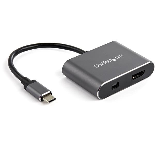 Startech Canada StarTech.com USB C Multiport Video Adapter - 4K 60Hz USB-C to HDMI 2.0 or Mini CDP2HDMDP