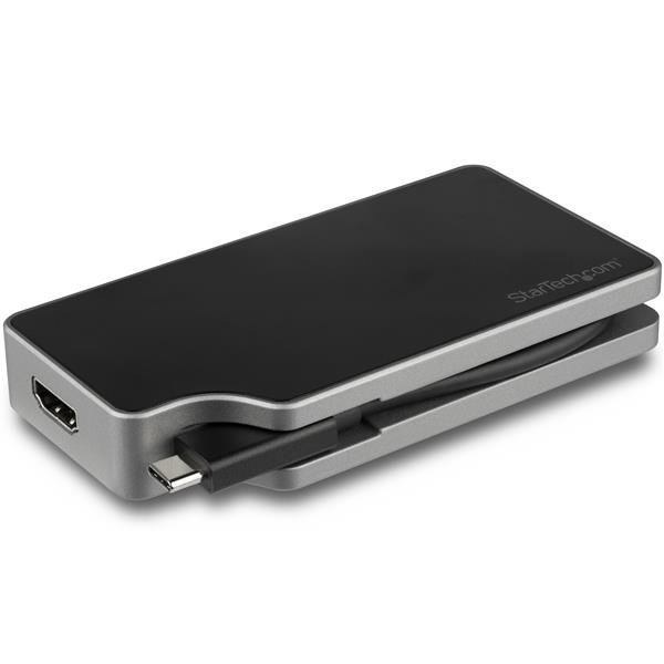 Startech Canada StarTech.com USB C Multiport Video Adapter - 4K 60Hz UHD Portable 5-in-1 Type to CDPVDHMDPDP