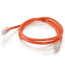 Legrand Q-Series Patch Cords, CAT5E, Non-Booted, Orange, 1 FT 560-140-001
