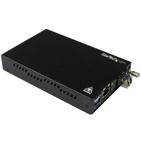 Startech Canada StarTech.com Gigabit Ethernet Copper-to-Fiber Media Converter - SM LC - 20 km ET91000SM20