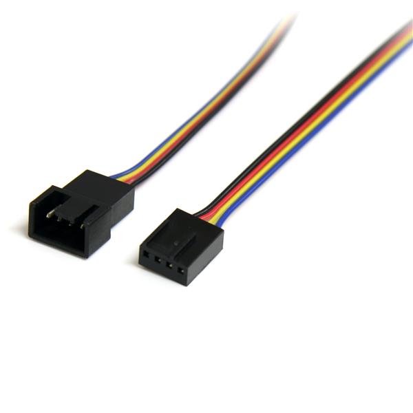 Startech Canada StarTech.com 12in 4 Pin Fan Power Extension Cable - M/F FAN4EXT12