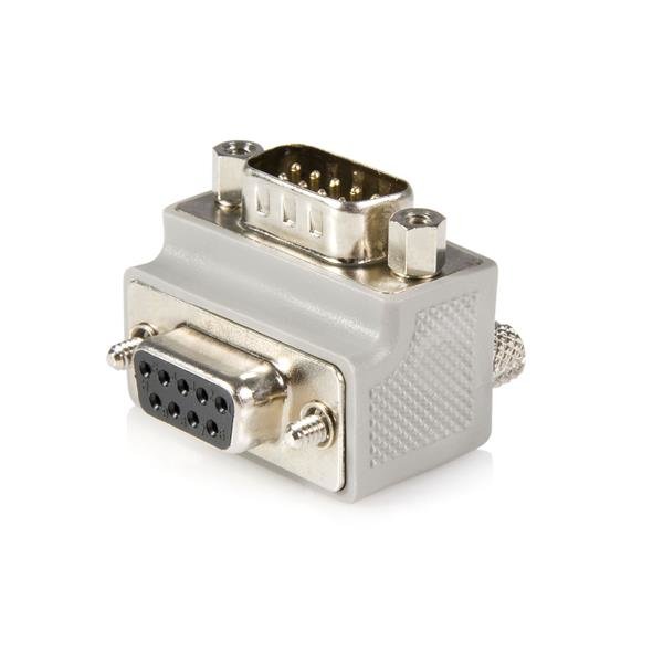 Startech Canada StarTech.com Right Angle DB9 to Serial Cable Adapter Type 1 - M/F GC99MFRA1
