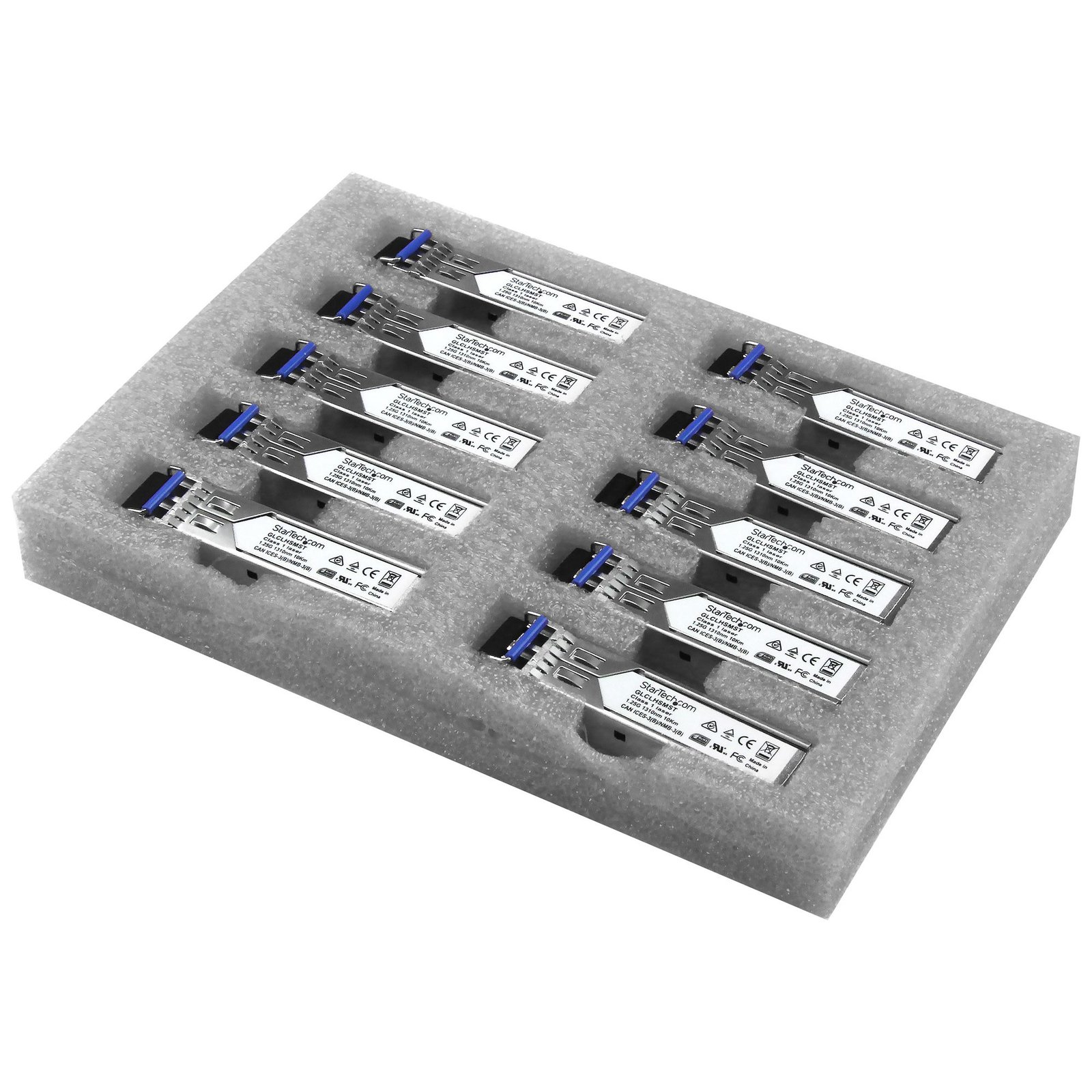 Startech Canada StarTech.com 10 Pack Cisco GLC-LH-SM Compatible SFP Module - 1000BASE-LX/LH - 1GbE