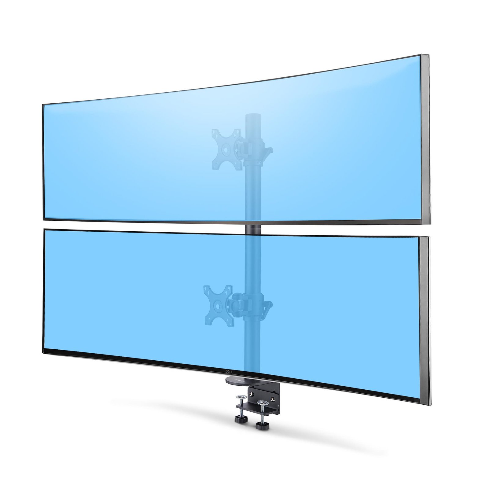 Startech Canada StarTech.com Desk Mount For 2x Vertically Stacked Monitors, Dual 49", Total 70lb H2MPV-MONITOR-MOUNT