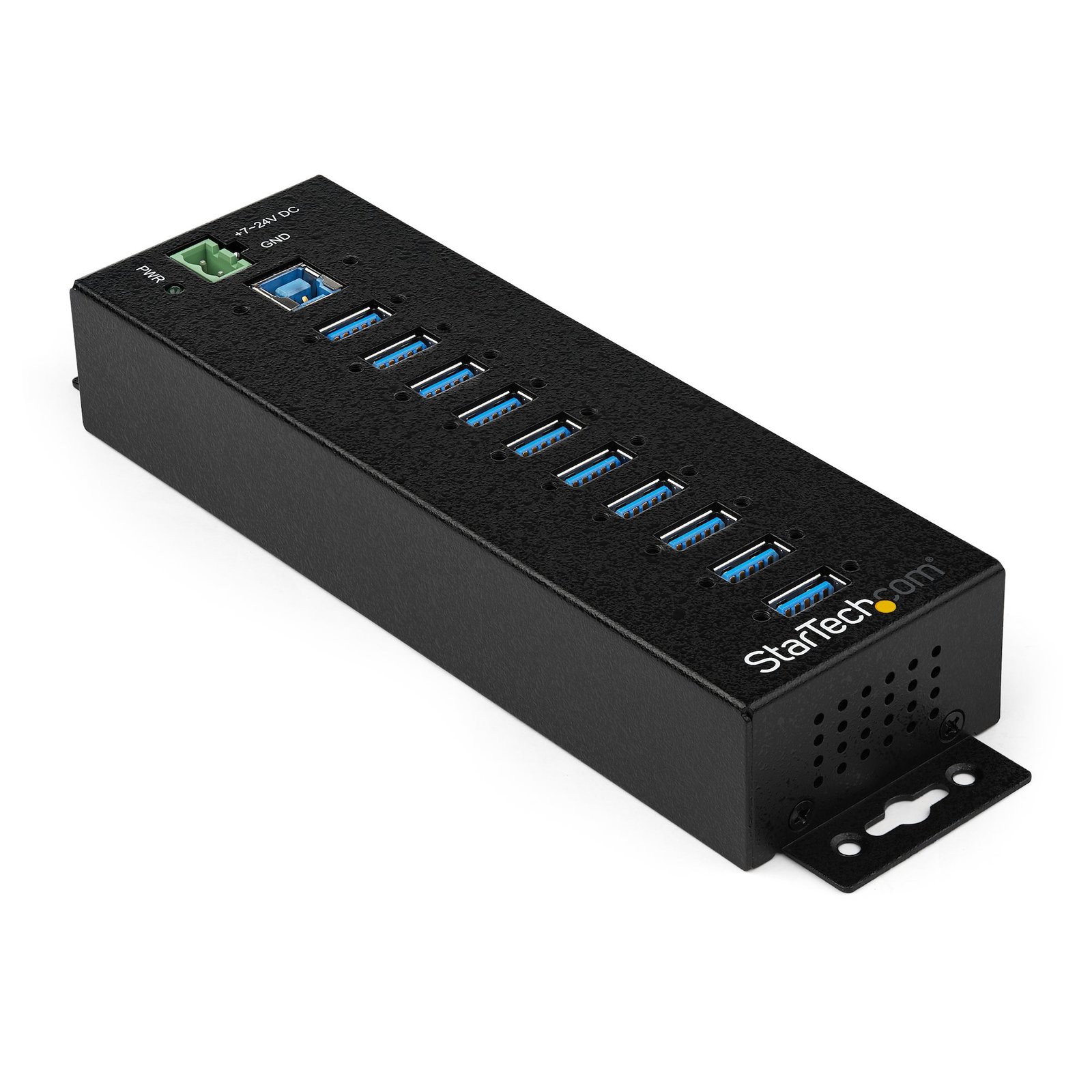 Startech Canada StarTech.com 10-Port USB 3.0 Hub with Power Adapter - Metal Industrial USB-A ESD & HB30A10AME