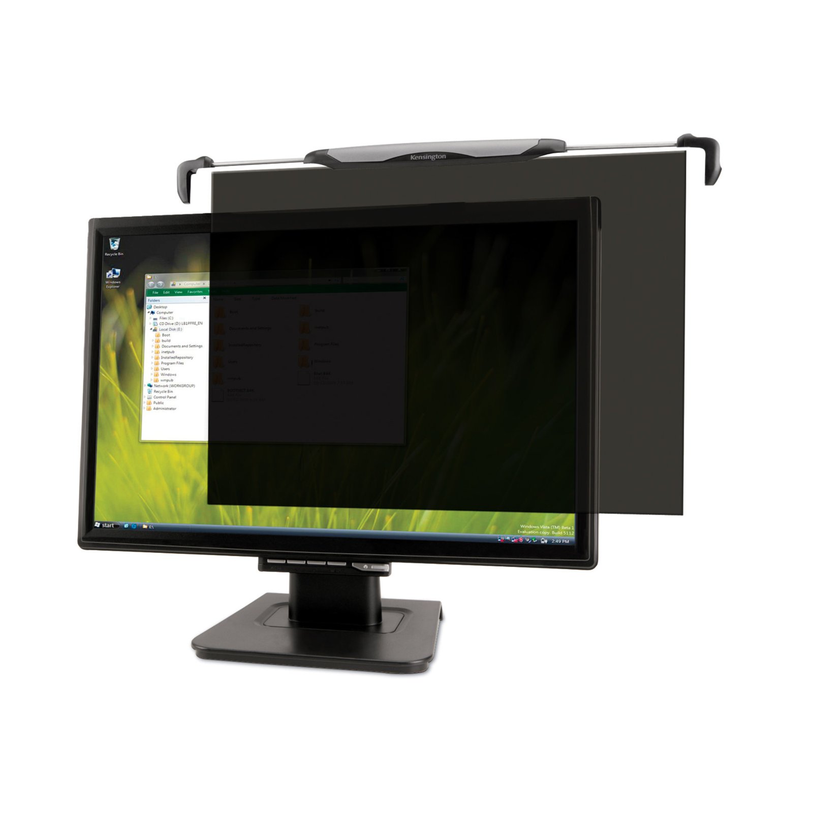 Kensington FS190 Snap2 Privacy Screen for 19” Widescreen Monitors— Black K55778WW