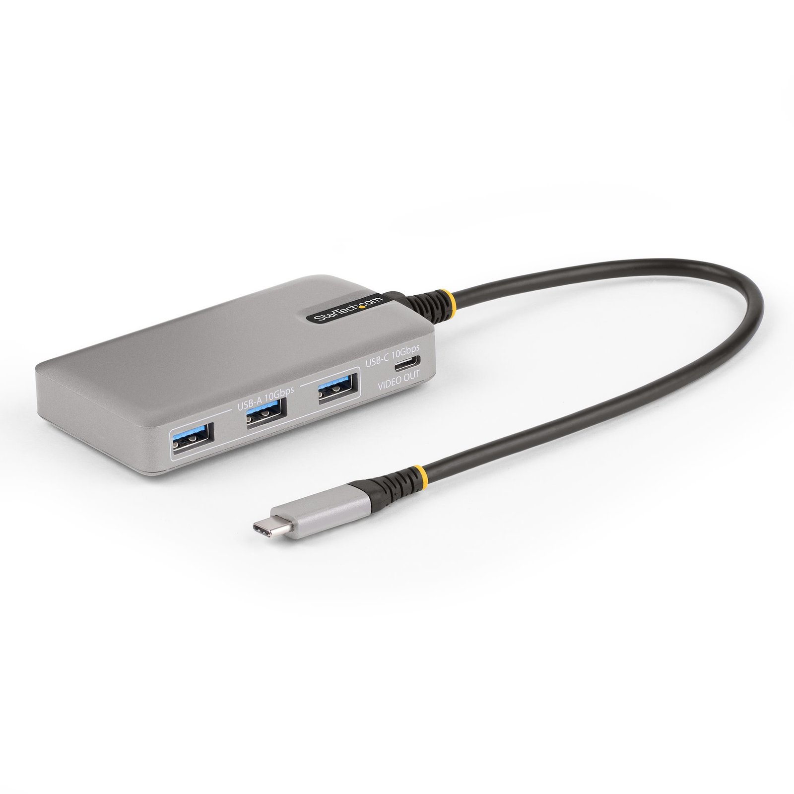 Startech Canada StarTech.com 4-Port USB-C Hub with DP Alt Mode Video Output 4K 60Hz - 3x USB-A, 1x HB31C3A1CDPPD3