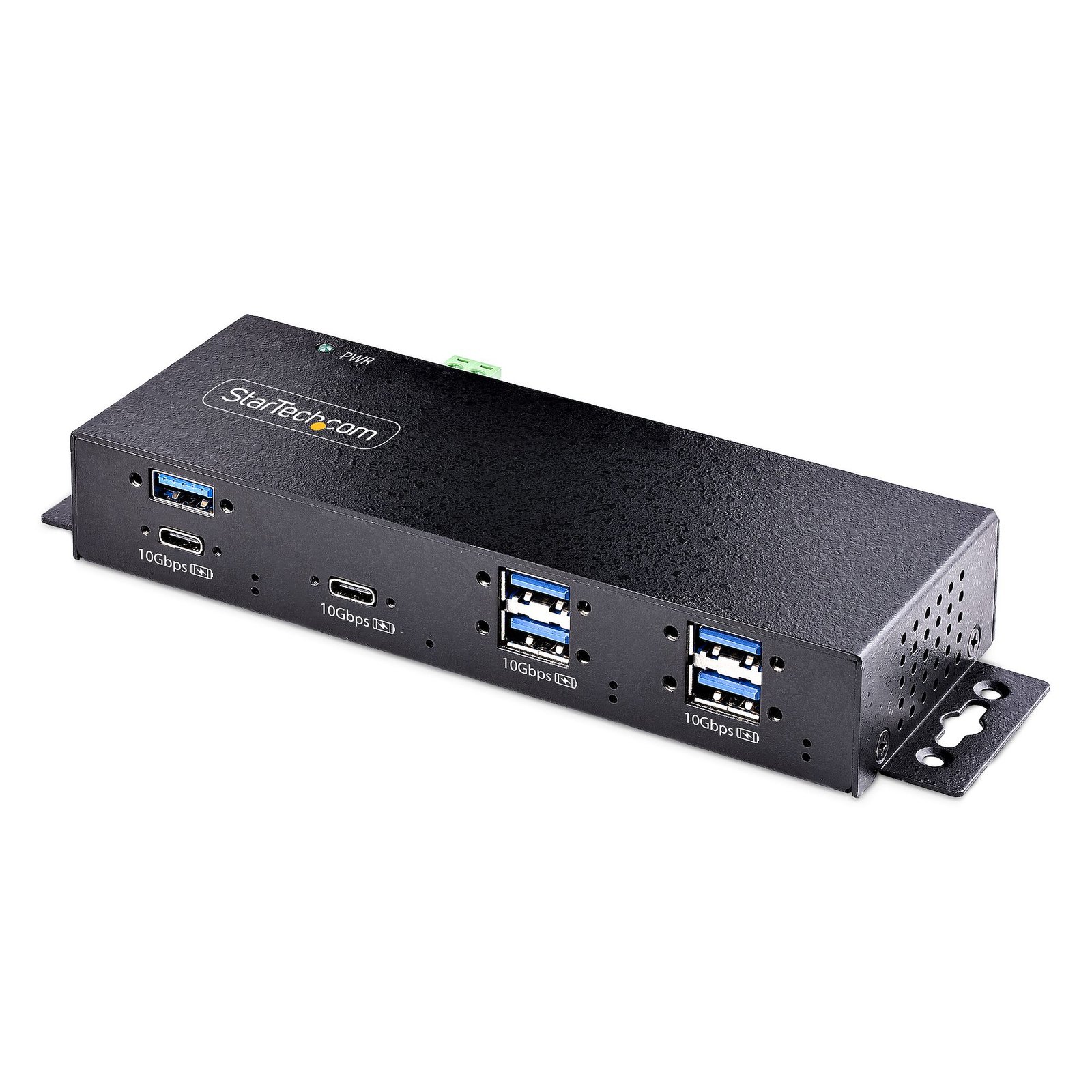 Startech Canada StarTech.com 7-Port Industrial USB 10Gbps Hub with Power Adapter, Metal, Mountable, HB31C5A2CME