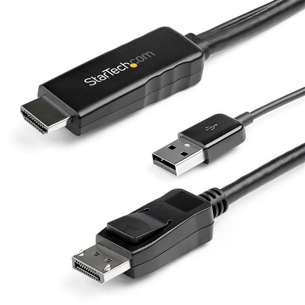 Startech Canada StarTech.com 3 m (9.8 ft.) HDMI to DisplayPort Cable - 4K 30Hz HD2DPMM3M
