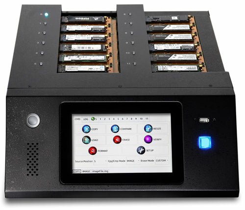 iStorage Kanguru KanguruClone 11 M.2 NVMe SSD Pro Duplicator|Supports Copying Up to and SATA KCLONE-11NVME