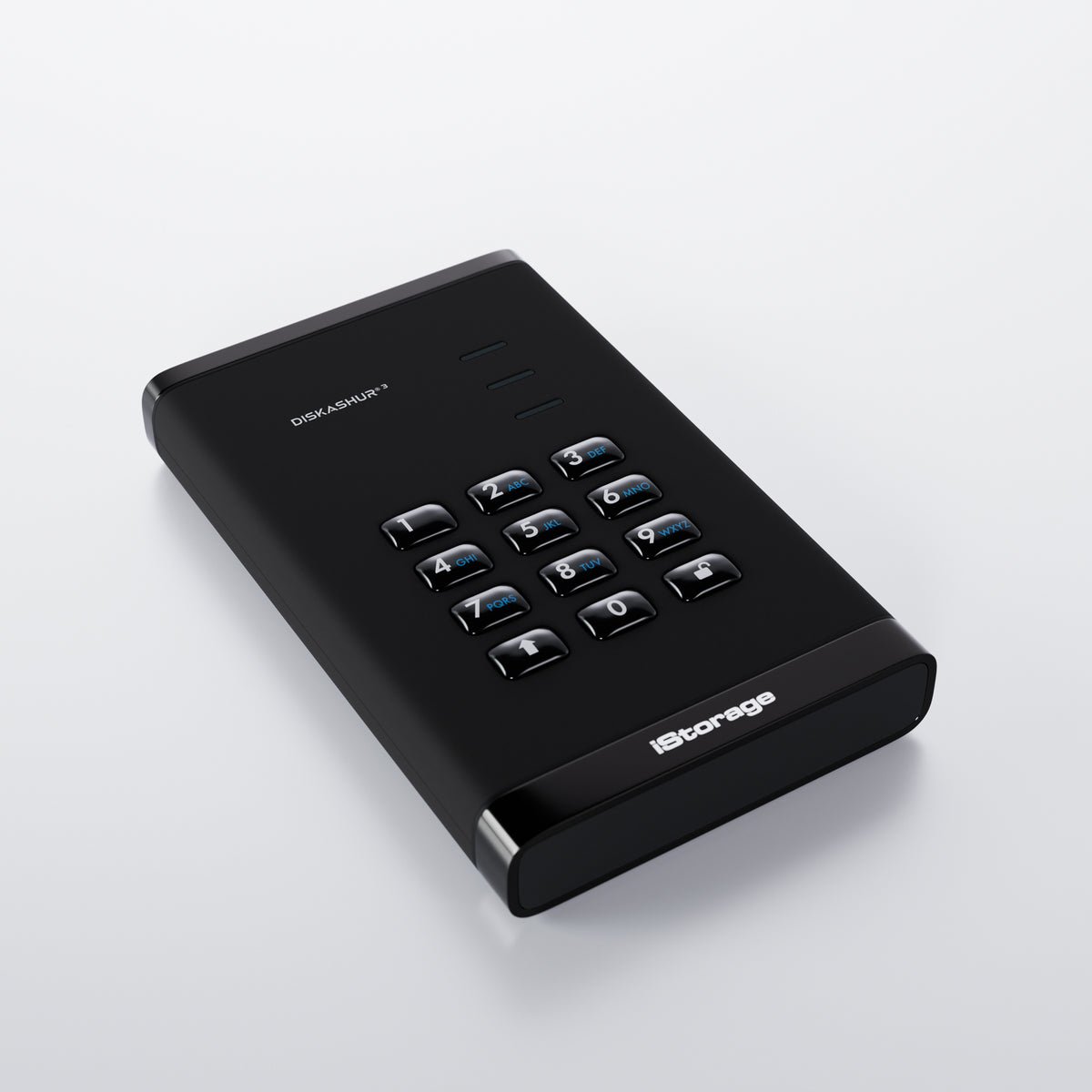 Kanguru iStorage diskAshur3 Hardware Encrypted SSD by -Black IS-DA3-256-SSD-8000-