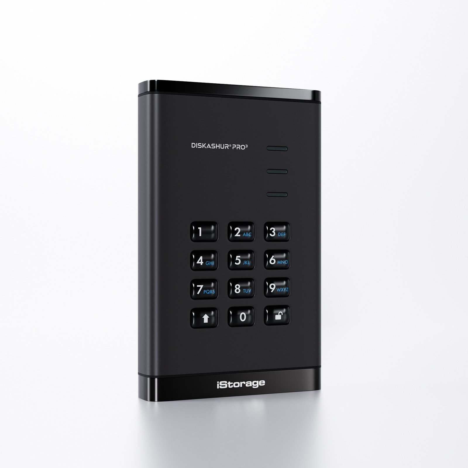 Kanguru iStorage diskAshur PRO³ HDD 1TB | Secure Portable Hard Drive |FIPS 140-3 Level 3 compliant IS-DAP3-256-1000-F