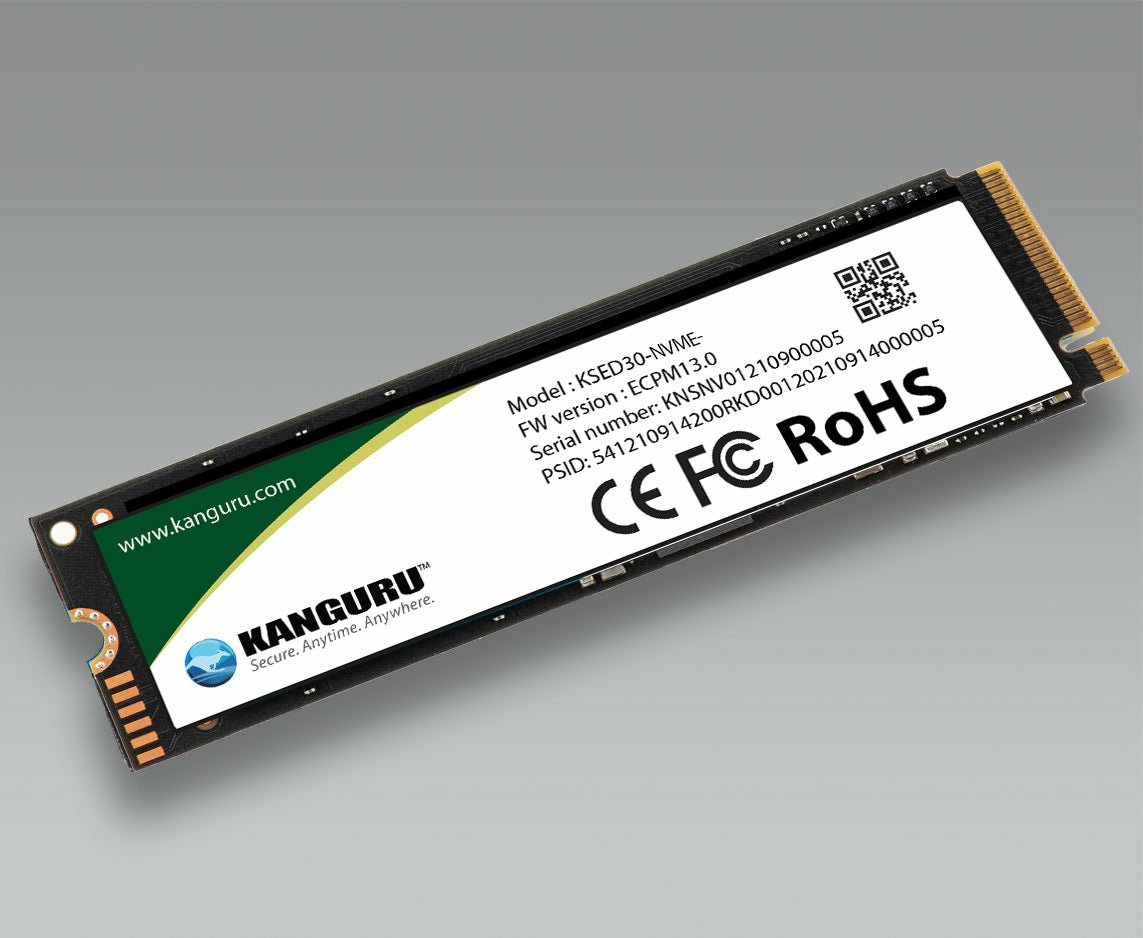 iStorage Kanguru Defender SED30™ M.2 NVMe 1TB Internal Self-Encrypting Solid State Drive| PCIe 2280 KSED30-NVME-1T