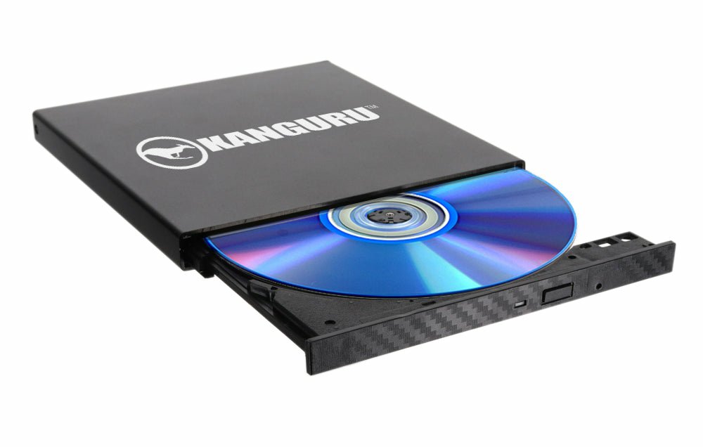iStorage Kanguru QS Slim BD-RE Blu-ray Burner|Burn Blu-rays, DVDs or CDs in a snap|Digitally-Signed U3-BDRW-SL