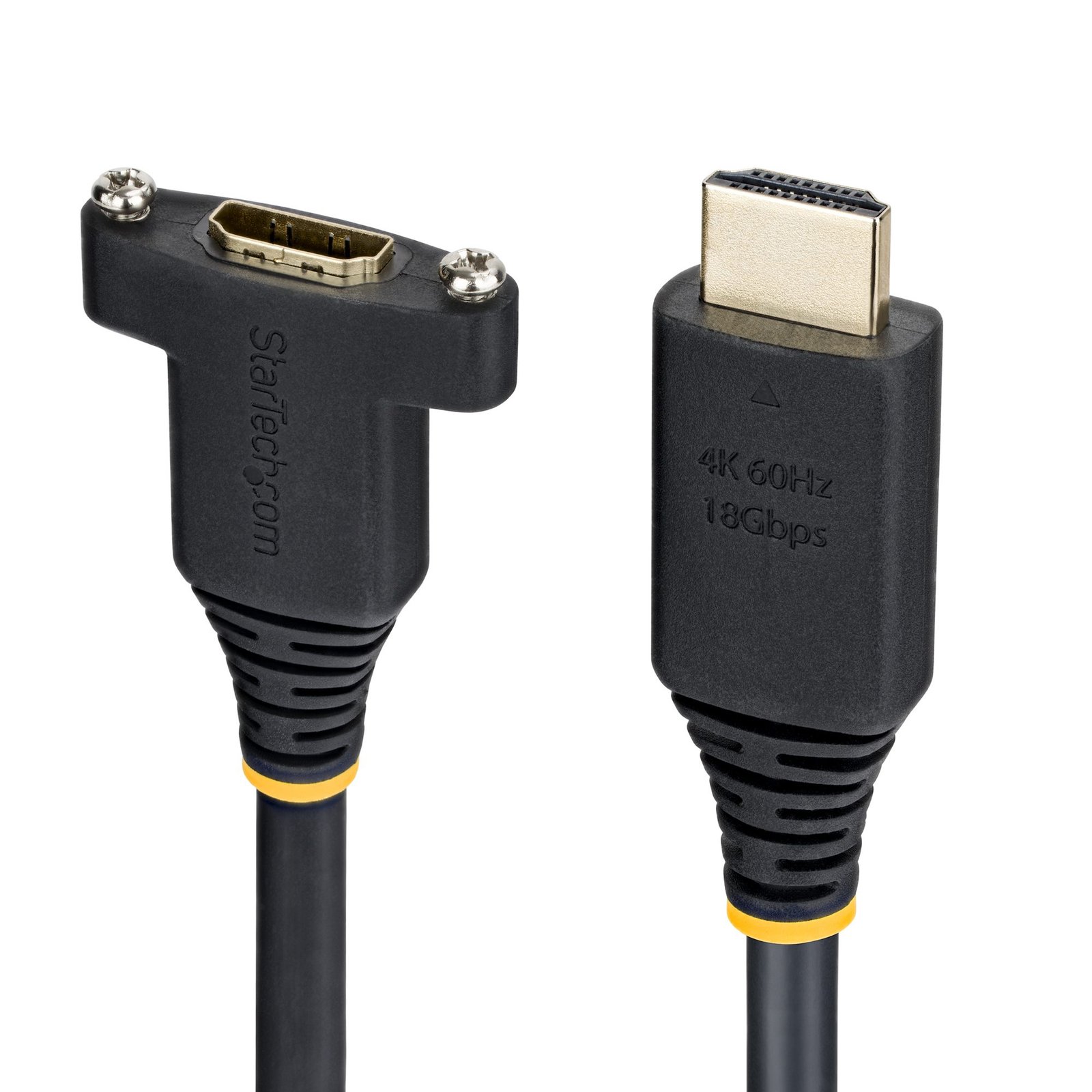 Startech Canada StarTech.com 1m (3ft) Panel Mount HDMI Cable, High Speed Extension 4K 60Hz/1440p HDMI2PNLFM-1M