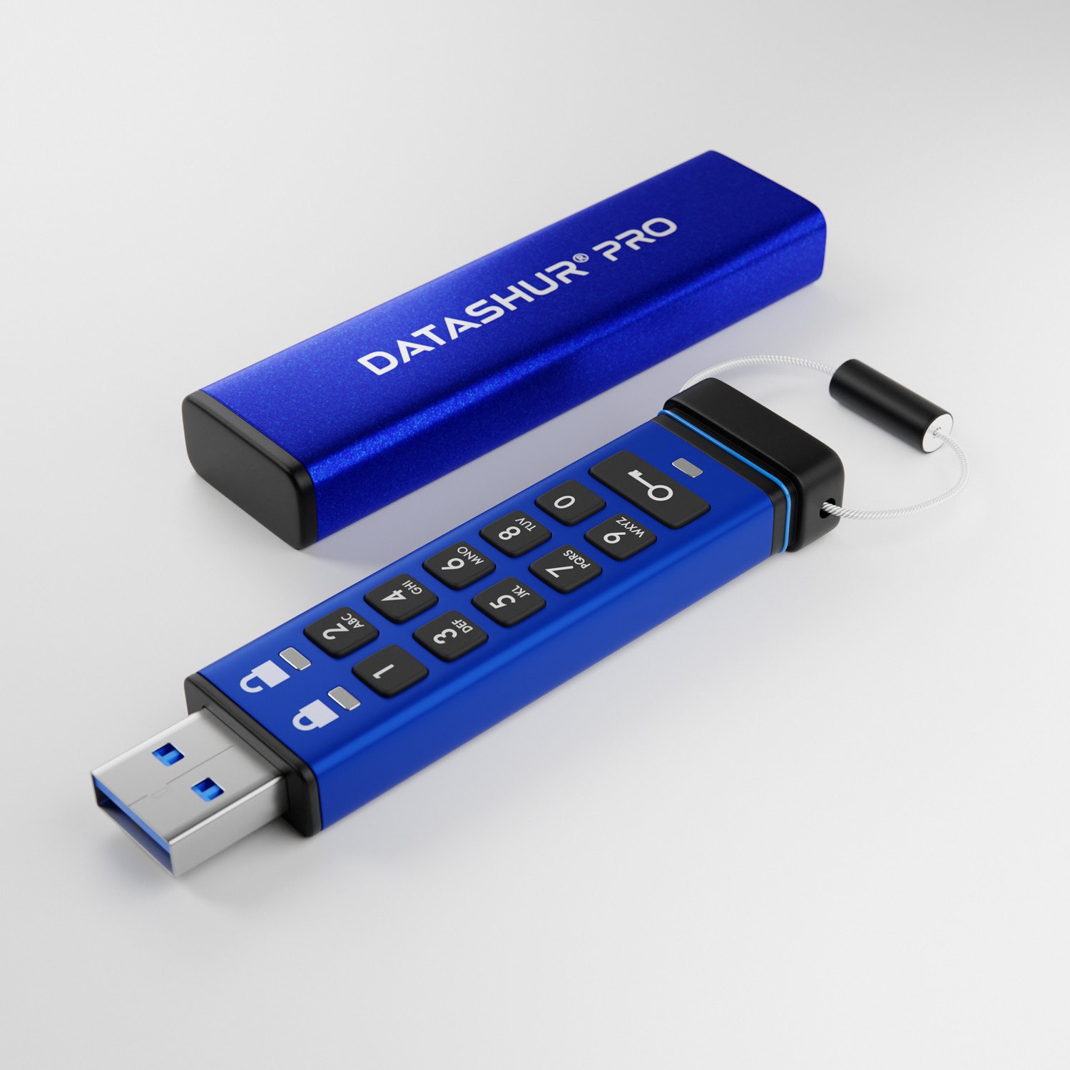 Kanguru iStorage datAshur PRO 4 GB | Secure Flash Drive | FIPS 140-2 Level 3 Certified| NLNCSA IS-FL-DA3-256-4