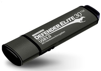 iStorage Kanguru Defender Elite30™ USB 3.0 16GB| Secure Flash Drive | FIPS 197 Certified, 256-bit KDFE30-16G