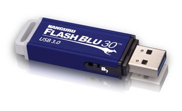 iStorage Kanguru FlashBlu30 SuperSpeed USB3.0 32GB |Secure Flash Drive| Physical Write Protect ALK-FB30-32G