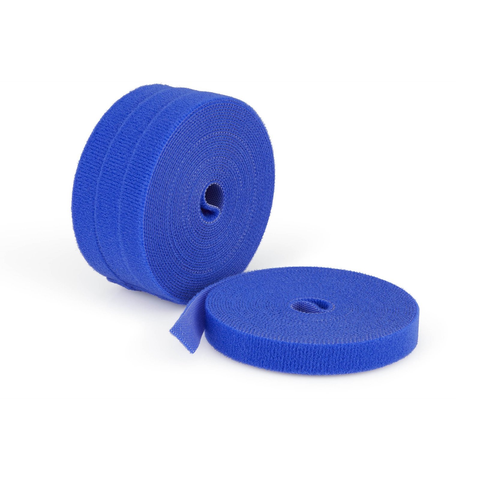 Startech Canada StarTech.com 4-pack 15ft (4.6m) Hook and Loop Roll, 0.5in Wide, Blue, Cut-to-Size HKLP1505BL4PK