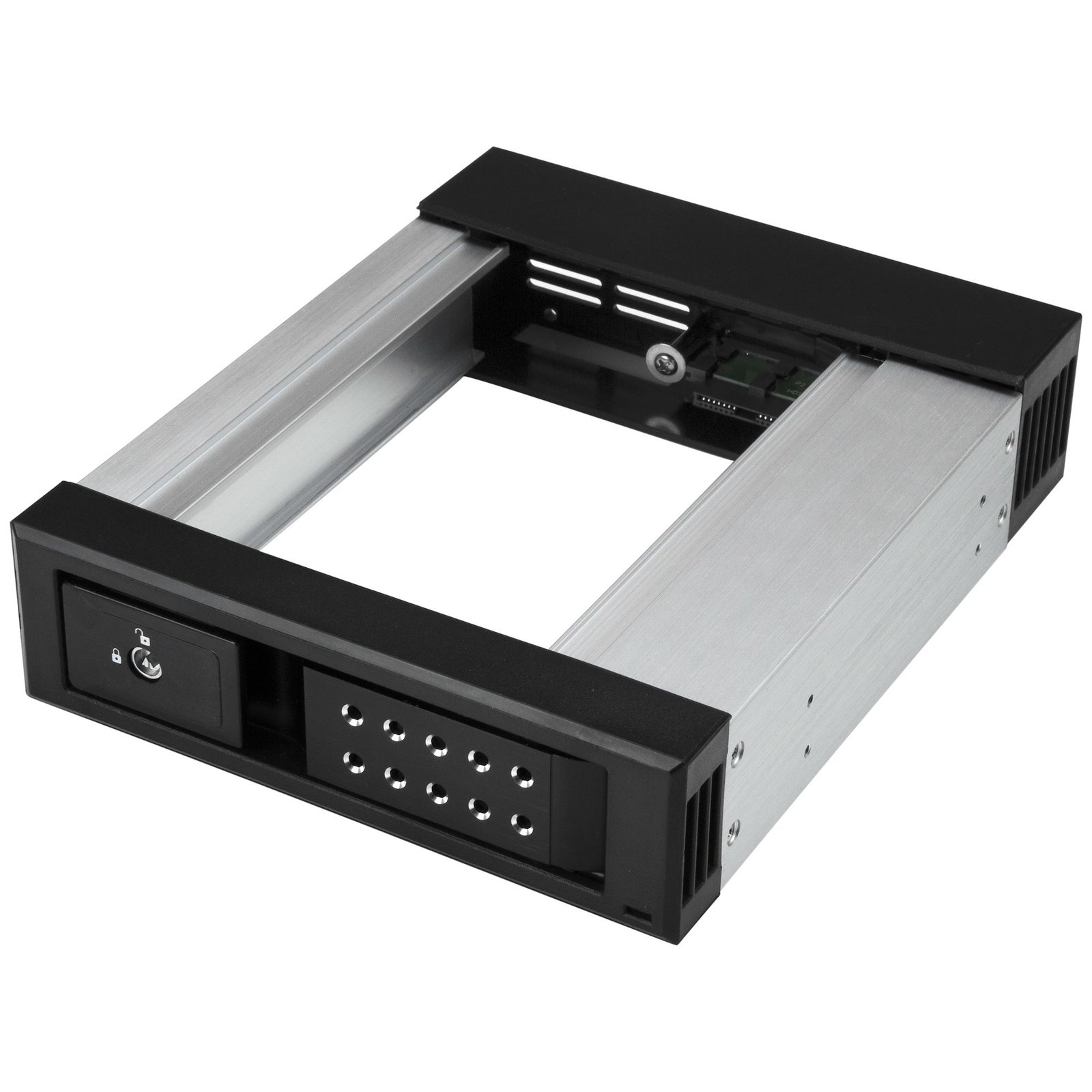 Startech Canada StarTech.com 5.25 to 3.5 Hard Drive Hot Swap Bay - For SATA/SAS Drives - Trayless - HSB1SATSASBA