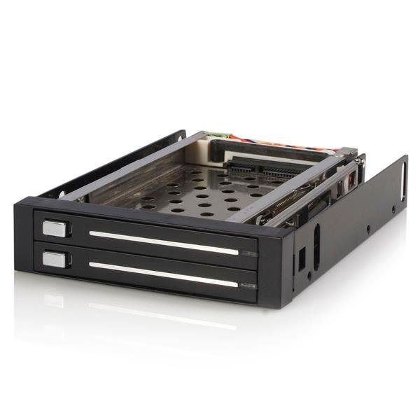 Startech Canada StarTech.com 2 Drive 2.5in Trayless Hot Swap SATA Mobile Rack Backplane HSB220SAT25B