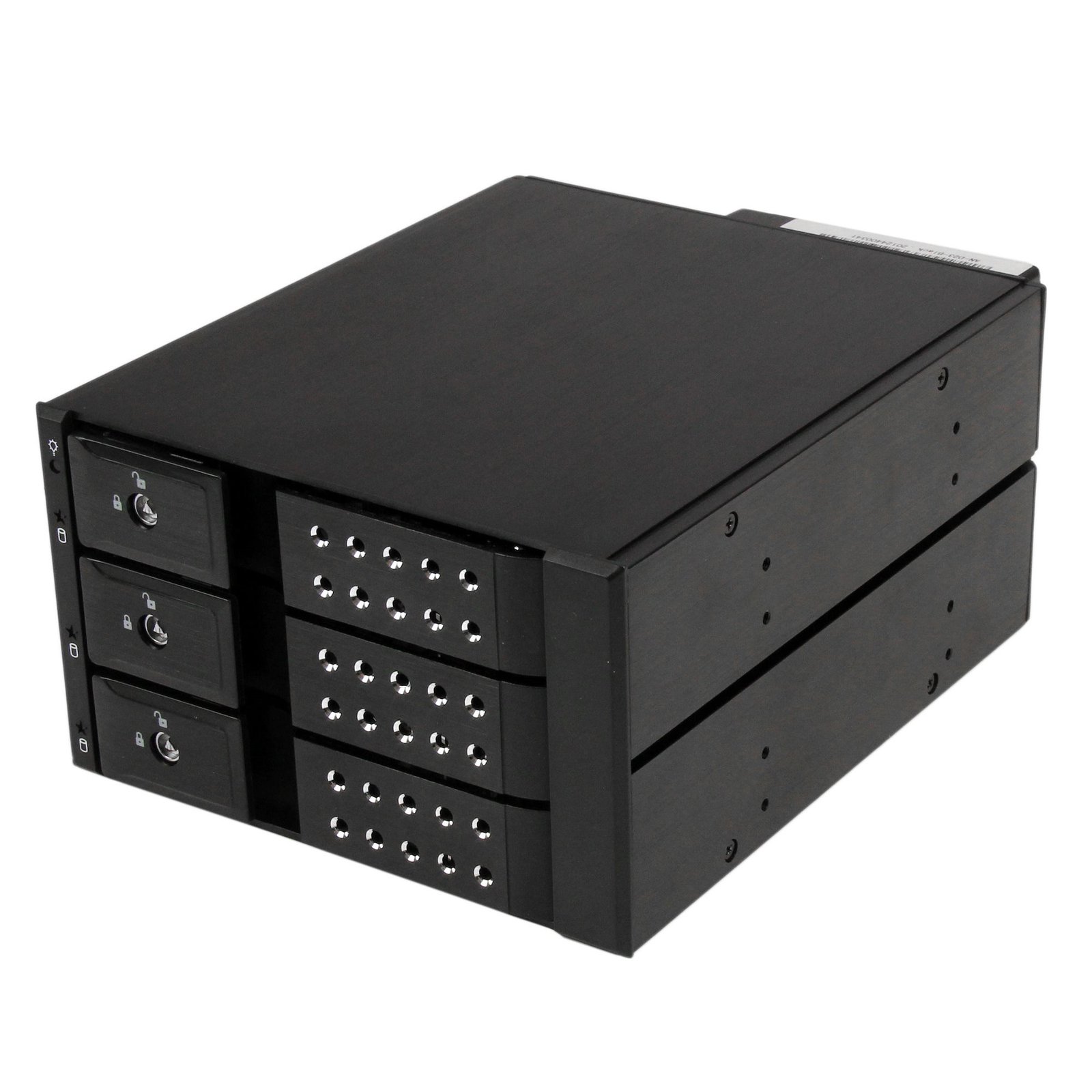 Startech Canada StarTech.com 3 Bay Aluminum Trayless Hot Swap Mobile Rack Backplane for 3.5in SAS HSB3SATSASBA