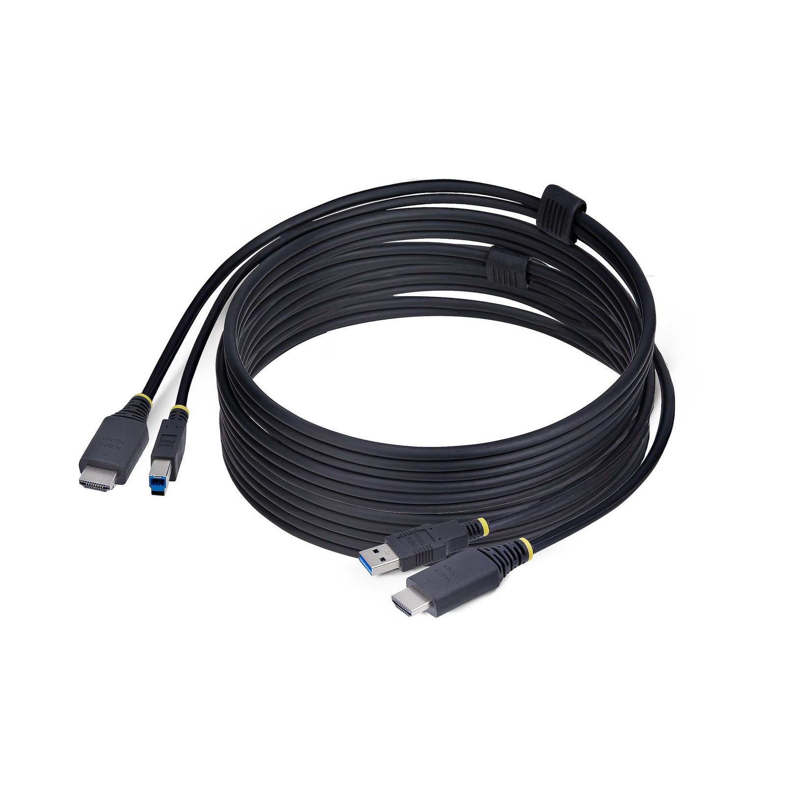 Startech Canada StarTech.com 10ft (3m) HDMI and USB 5Gbps KVM Cable, 4K 60Hz, 2.0 Combo for Switches HU12210-KVM-CABLE