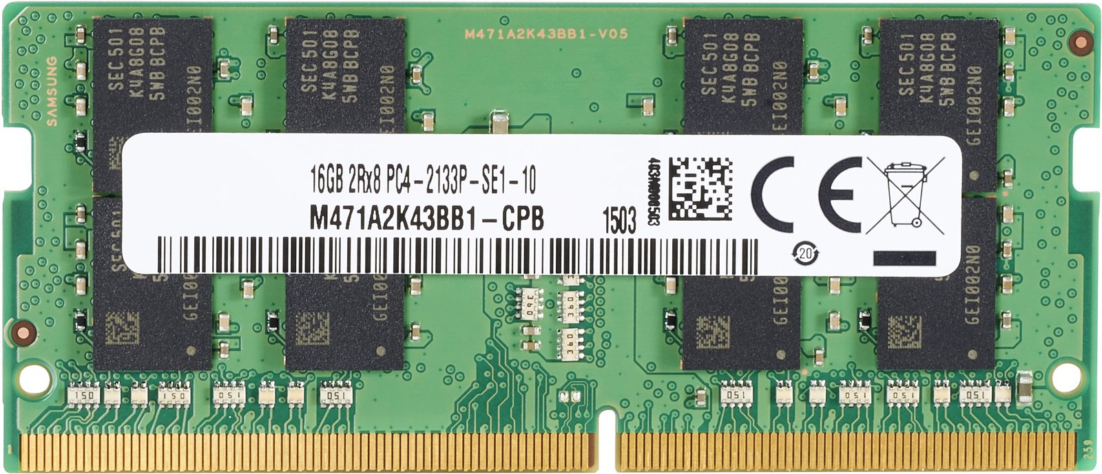 HPE HP 16GB (1x16GB) DDR4-2400 ECC Reg RAM T9V40AT
