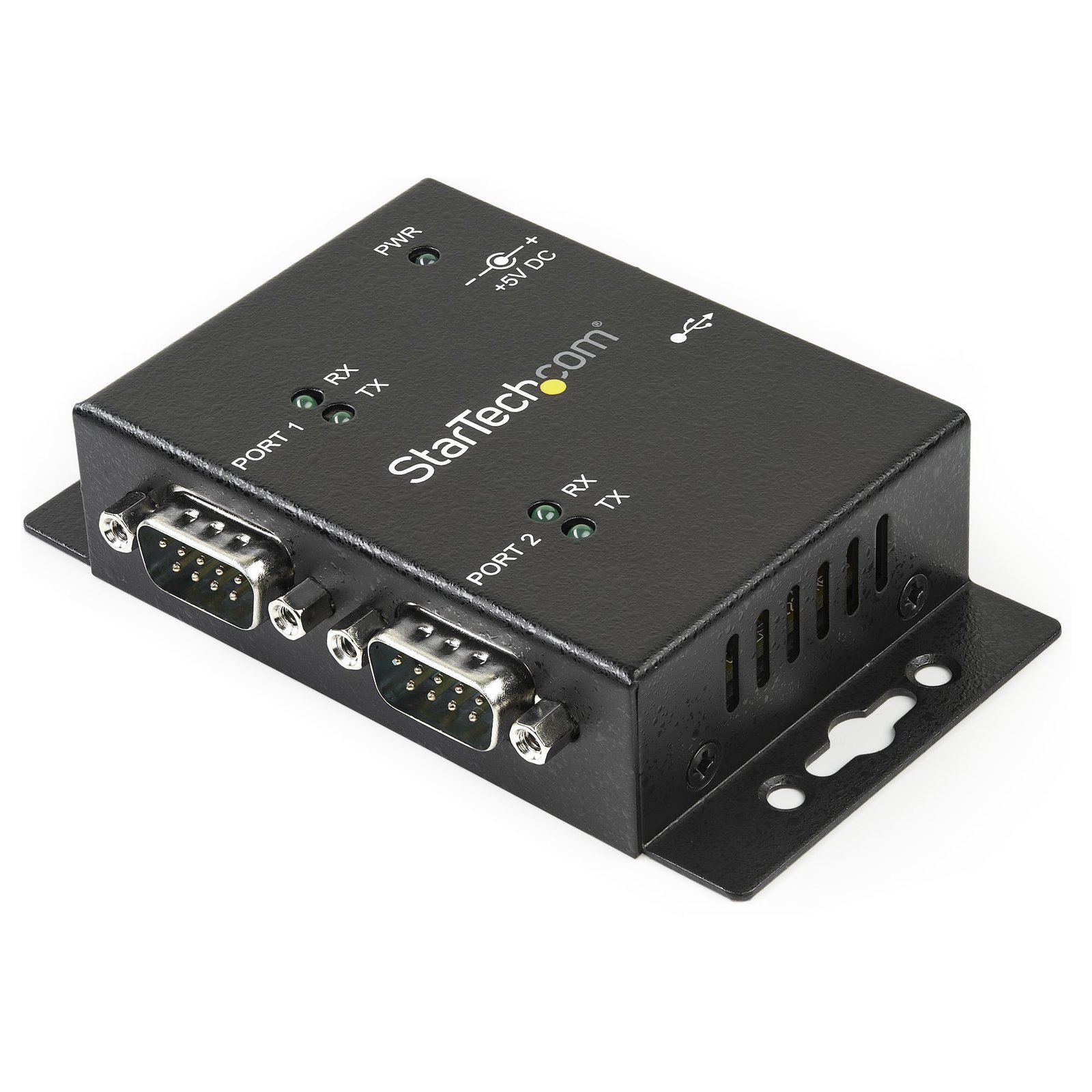 Startech Canada StarTech.com 2 Port Industrial Wall Mountable USB to Serial Adapter Hub with DIN ICUSB2322I