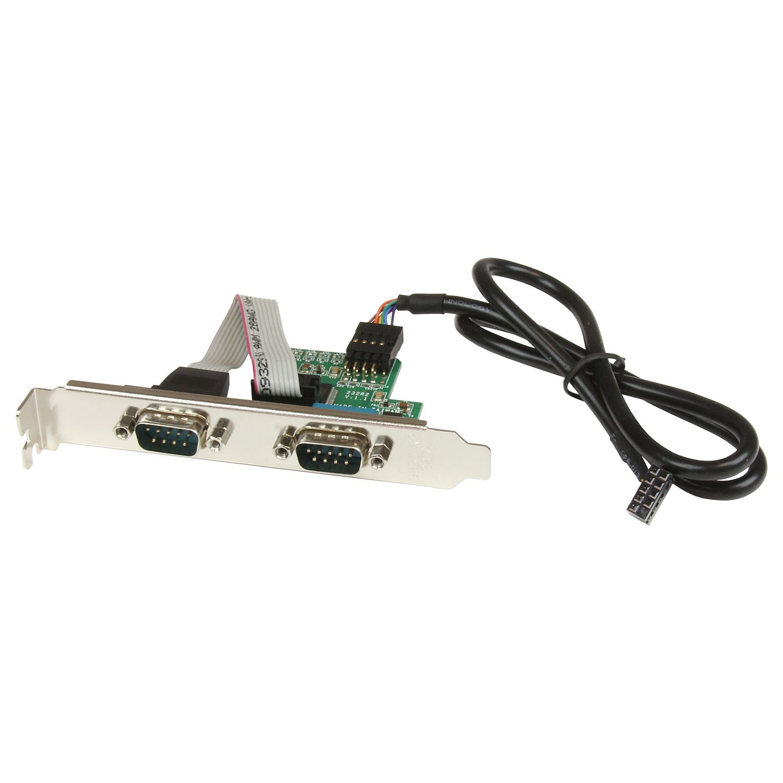 Startech Canada StarTech.com 24in Internal USB Motherboard Header to 2 Port Serial RS232 Adapter - ICUSB232INT2