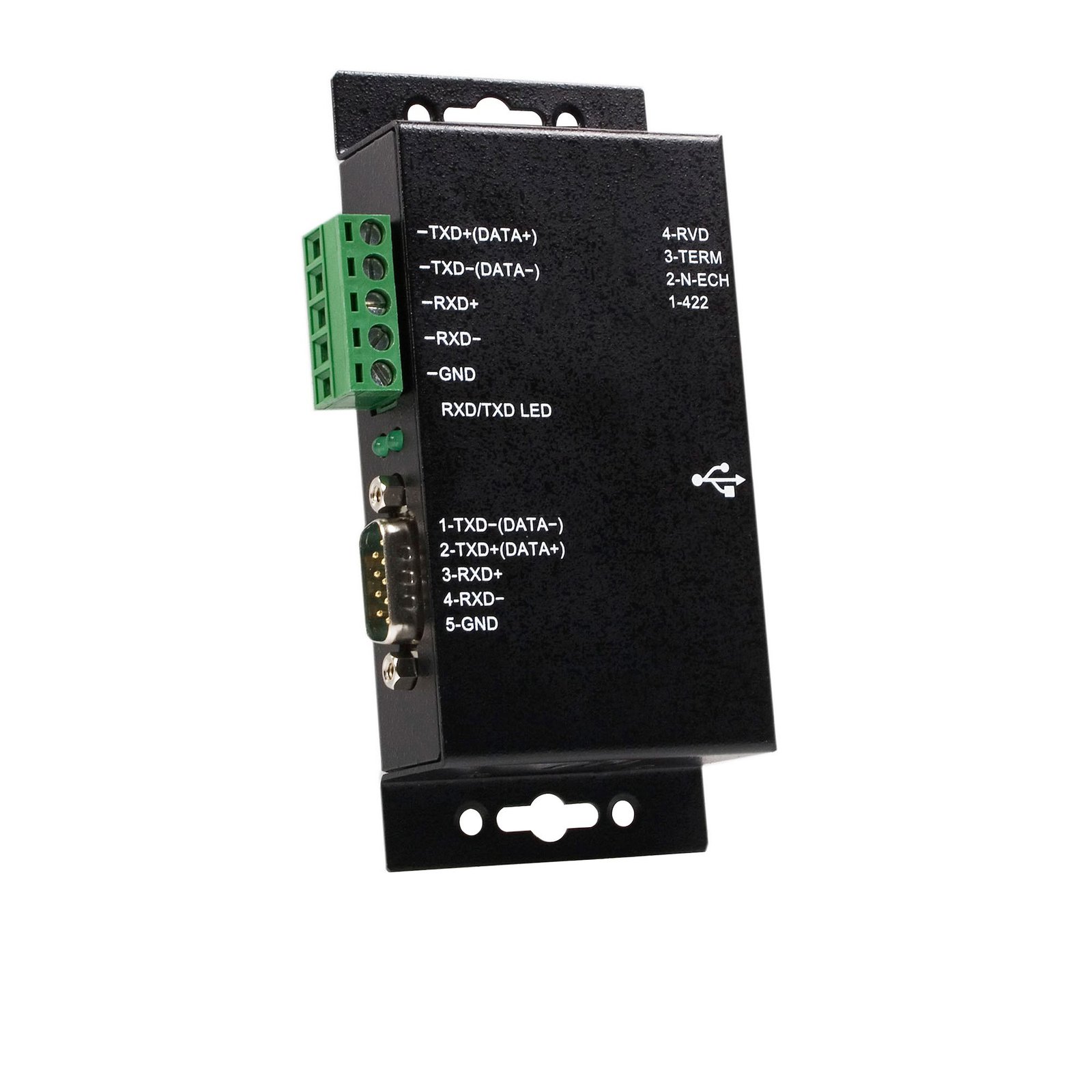 Startech Canada StarTech.com 1 Port Metal Industrial USB to RS422/RS485 Serial Adapter w/ Isolation ICUSB422IS