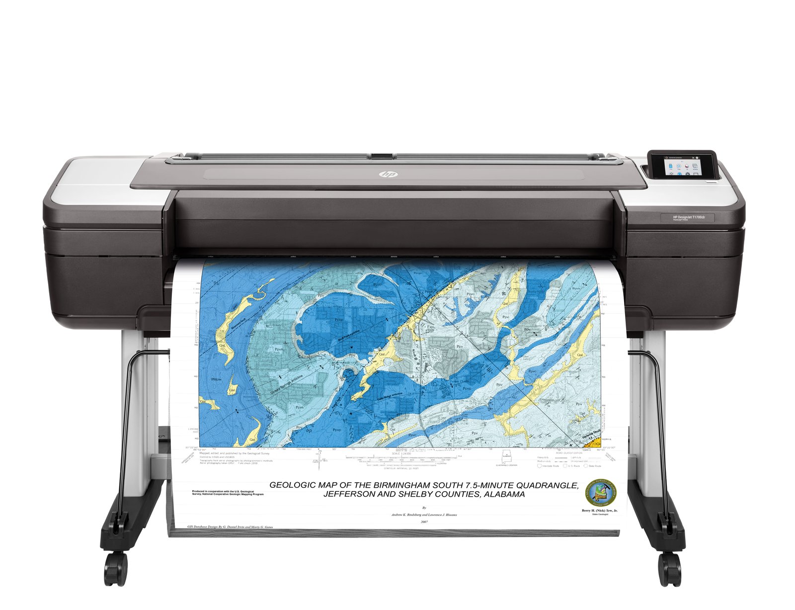 HP Designjet T1700dr 44-in PostScript Printer 1VD88A#B1K